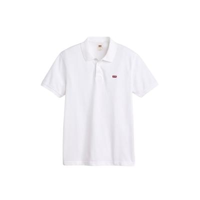Poloshirt LEVI'S "Poloshirt Housemark Polo 1er Pack", Herren, Gr. M, weiß, Obermaterial: 100% Baumwolle CO., Shirts