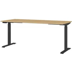 Germania-Werke Schreibtisch höhenverstellbar (elektrisch) »Office Serie« 180 cm schwarz, 180x120x80 cm