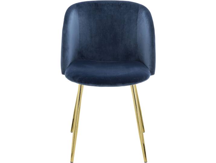 Schalenstuhl Yves dunkelblau Polyester/Sperrholz B 55 cm - Schalenstuhl