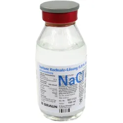 Kochsalzlösung 0,9% Glasflasche 100 ml