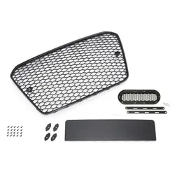 Sportgrill Frontgrill Kühlergrill Wabengrill Passend für Audi A5 S5 12-16 Wabengrill mit Emblemhalter