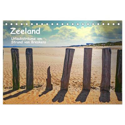 Zeeland - Urlaubsträume am Strand von Breskens (Tischkalender 2026 DIN A5 quer), CALVENDO Monatskalender