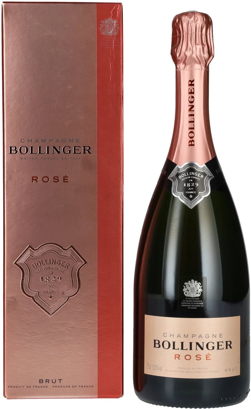 Champagne Bollinger Bollinger Champagne ROSÉ Brut 12,5% Vol. 0,75l in Geschenkbox