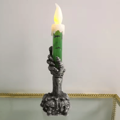 Inspire Curations Halloween LED Skeleton Hand Candle Light Ghost Decoration Lamp a