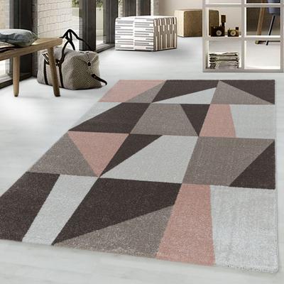 Teppich AYYILDIZ TEPPICHE "EFOR 3716", rosa (rosé), B:80cm H:11mm L:250cm, Polypropylen (PP), Teppiche, Teppich