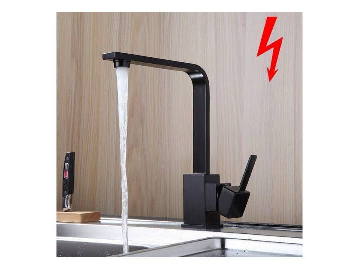 LuxusKollektion Küchenarmatur Küchenarmatur Niederdruck Schwarz (1-St)