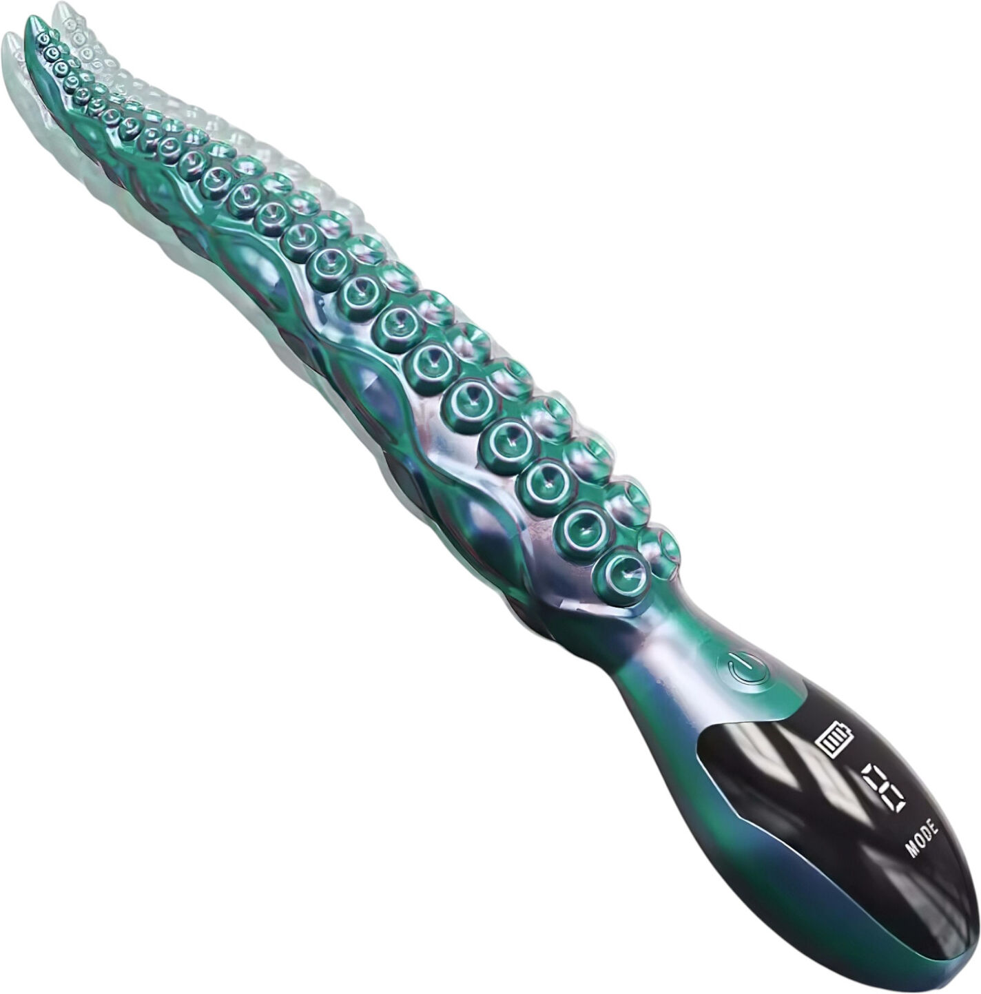 Monster Fuck - Blæksprutte Vibrator - Fleksibel - Grøn