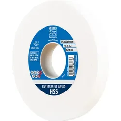 Schleifbockscheibe Ø 175x25 mm Bohrung-Ø 51 mm A80 zum Schärfen von HSS-Bohrern