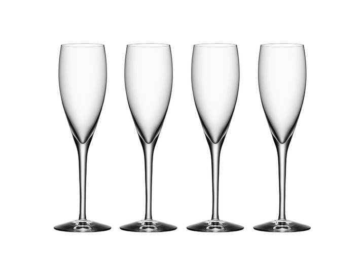 Orrefors Flûte à champagne More lot de 4 lot de 4