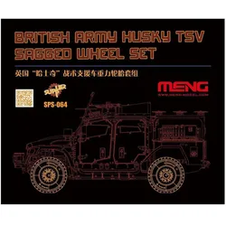 Meng-Model British Army Husky TSV Sagged Wheel Set (Resin)