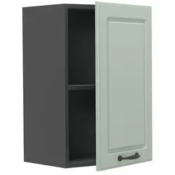 Vicco, Regal, Hängeschrank R-Line, Mint Landhaus/Anthrazit, 40 cm