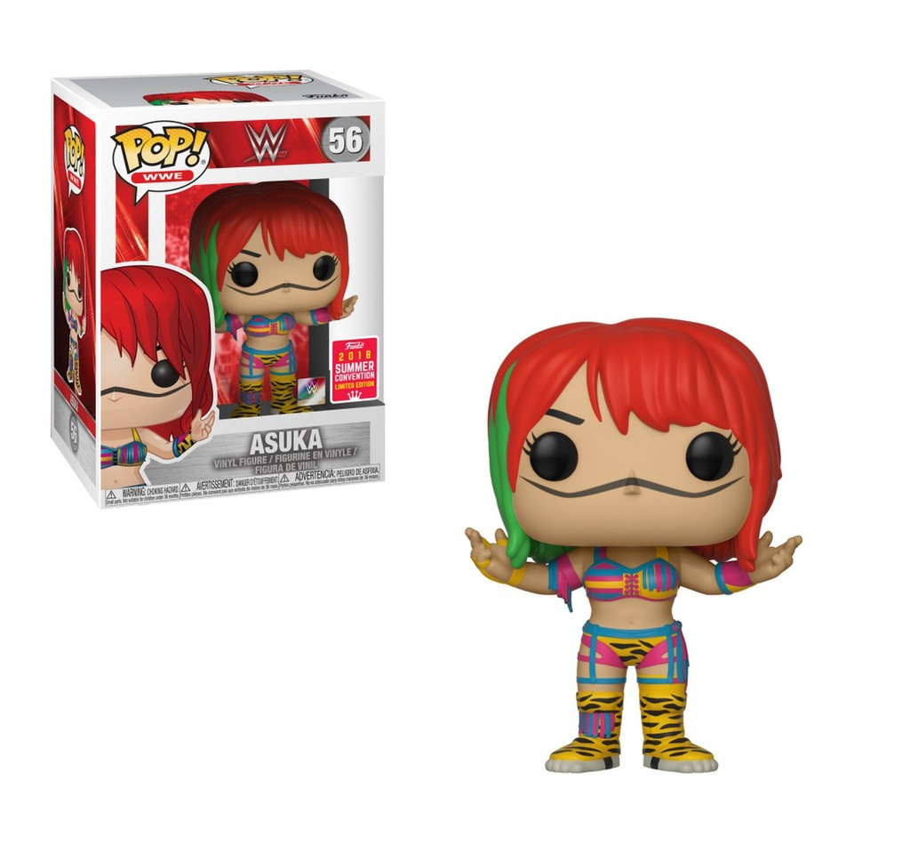 Funko Pop! WWE Asuka 56 Limited Edition 2018 Summer Convention Vinyl figuur