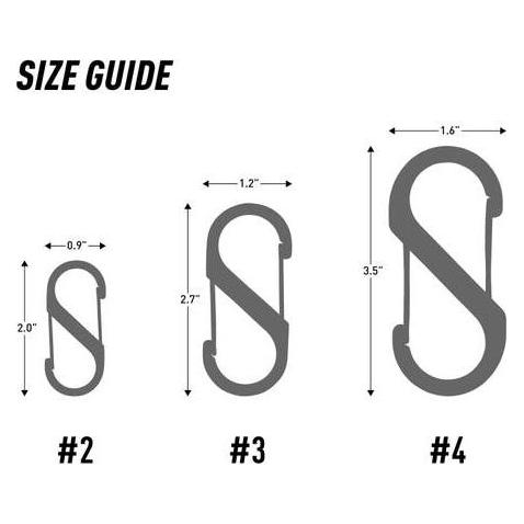 Nite Ize S-Biner#3 Dual Aluminum (SBA3-19-R6)