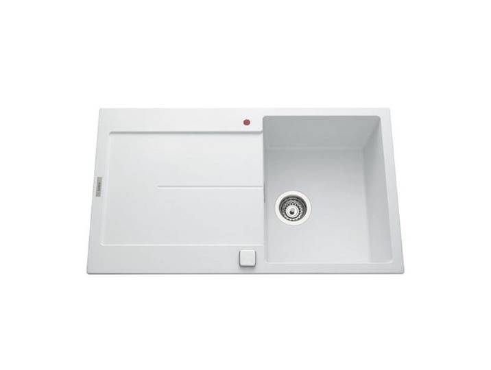 Evier granit 1 bac TAM TAM 86 x 50 cm blanc