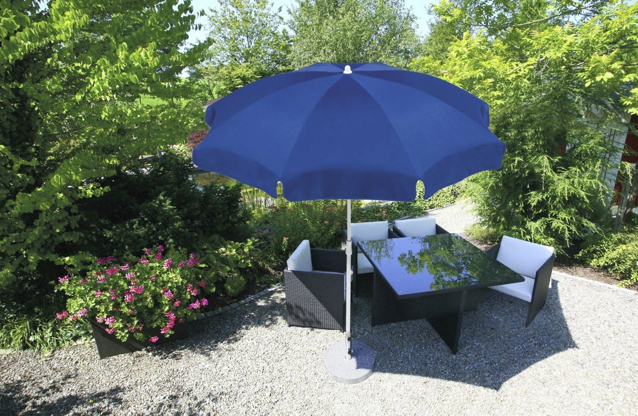Schneider Schirme Schneider Sonnenschirm Ibiza blau Ø 240 cm