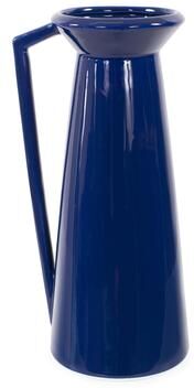 Allan Andrews Bella Sapphire Blue Short Ceramic Pitcher