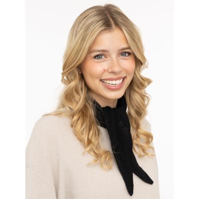 Strickschal ZWILLINGSHERZ "100% Cashmere Halstuch", Damen, schwarz, Obermaterial: 100% Kaschmir, Modetücher, dreieckige Form, weicher Tragekomfort, individuell tragbar