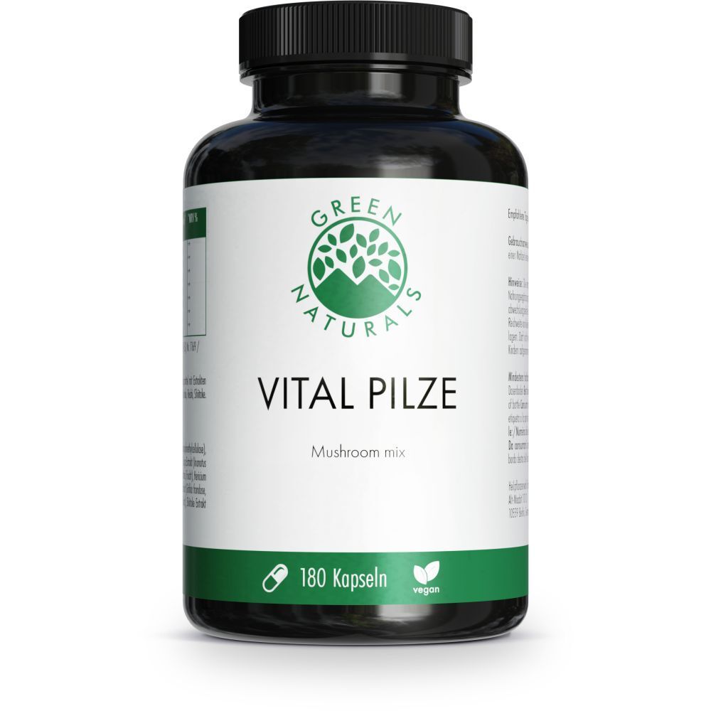 Green Naturals Vital Pilze Cordyceps Reishi vegan 180 St Kapseln
