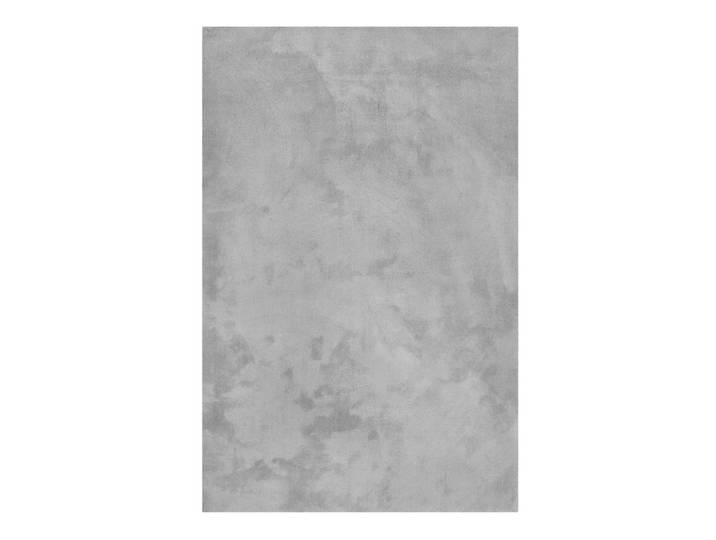 Tapis doux polyester microfibre gris souris 120x170