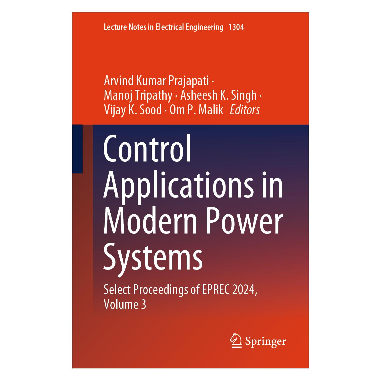 Springer Control Applications in Modern Power Systems (Englisch, Hardcover, Asheesh K Singh, Manoj Tripathy) (66328444)