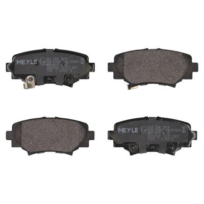 MEYLE Bremsbelagsatz, Scheibenbremse -ORIGINAL Quality 025 258 7814 Hinterachse für MAZDA
