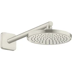 hansgrohe AXOR ShowerSolutions Duschkopf 220, 1 Strahlart, wassersparend+, 35388800, Farbe: Stainless Steel Optic