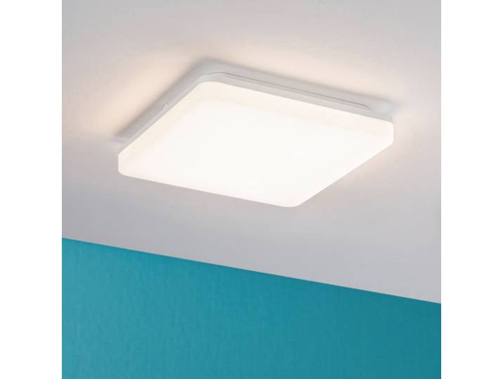 Cela LED-Panel, 28x28 cm IP44, weiß - Paulmann - Flurbereich - Modern - Kunststoff - Eckig