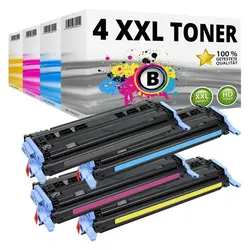 Druckfuxx, Toner, 4x XXL TONER für CANON 707 LBP5000 LBP5100 SET PATRONE KASSETTE KARTUSCHE