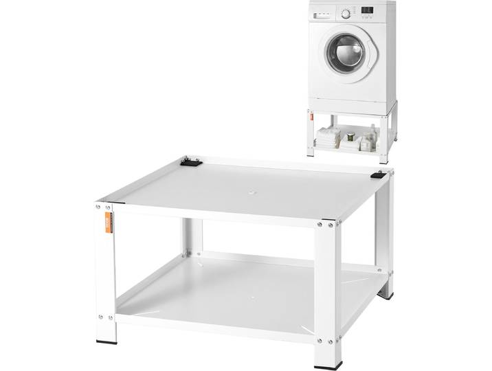 VEVOR Kledingdroger met Opbergvak\, 28\ x 28\ x 16\ Wasmachine Droger Standplatform\, Universele Pasvorm\, 500 lb Capaciteit\, Multifunctionele Stalen Basis voor Wasmachine