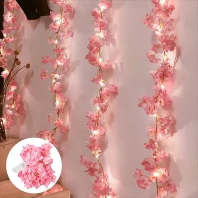 Perfect Picks Market Cherry Blossom LED String Lights Garland LEDs Artificial Flower Fairy Lights For Wedding, Party, Bedroom Cherry Blossom LED String Lights Garland LEDs Artificial Flower Fairy Lights For Wedding, Party, Bedroom
