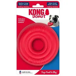 KONG - Dog Donut - M/L - 12x12x4 cm (Kauspielzeug Hund), Hundespielzeug