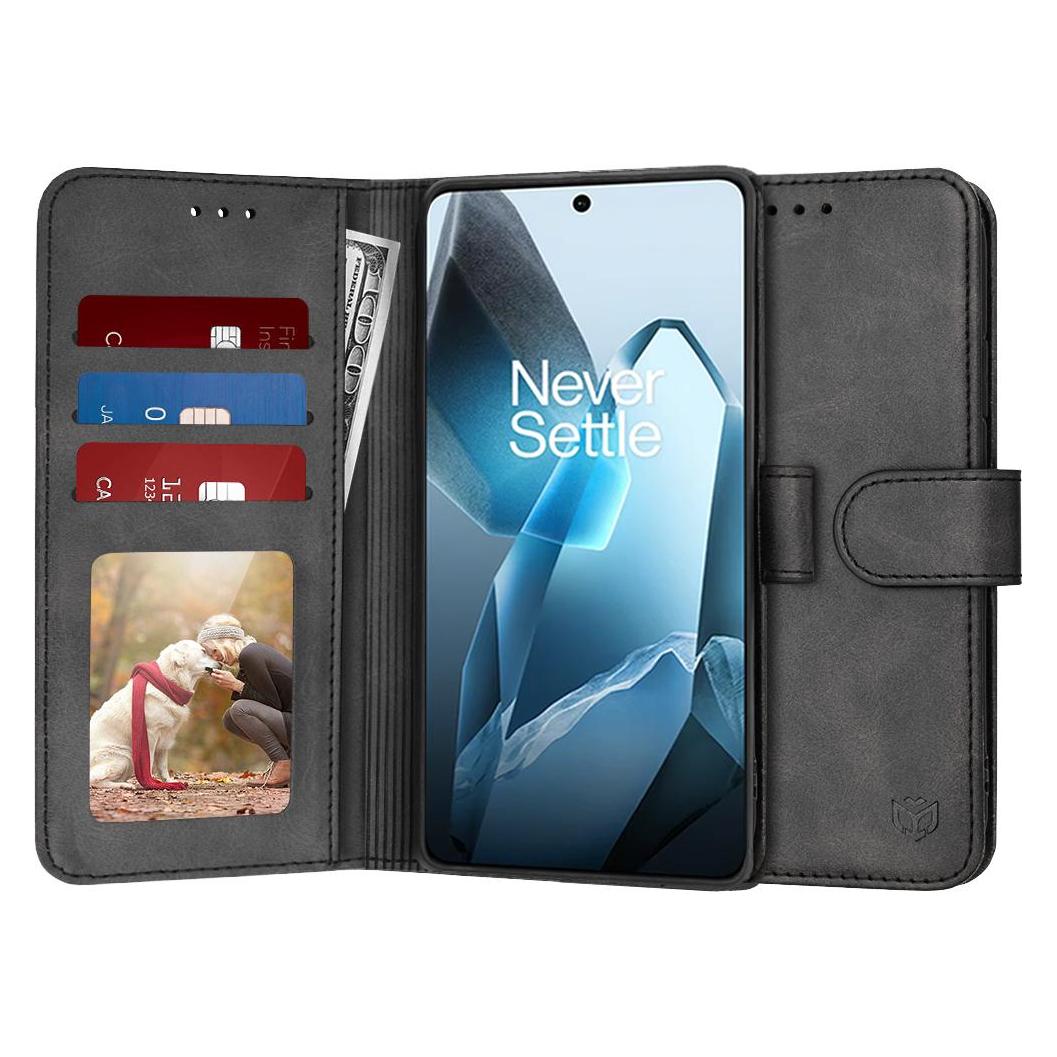 Techsuit - Diary Book - OnePlus 13 - Black (OnePlus 13) (56364054)