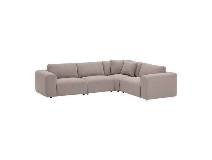 Ecksofa Eira, Edy&liv, taupe, Textil