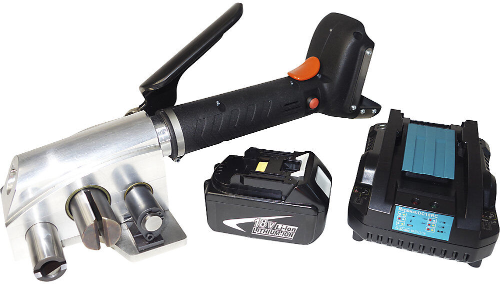 kaiserkraft Spanngerät für Komposit- und PET-Kraftband, akkubetrieben, für Bandbreite 16 - 40 mm