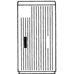 ABB EH3A9C00 Schrank AP Gr.00 1125x455x320 Doppelschließung, AG-Lackierung IP44, IK10