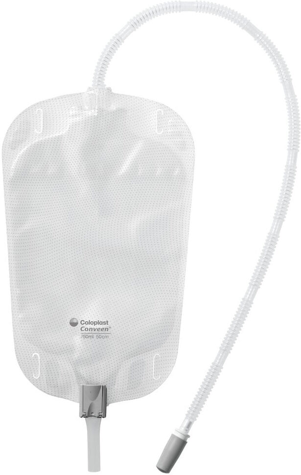 Coloplast Sacca Gamba Conveen Security+ 500ml Tubo 50cm 8 Pezzi