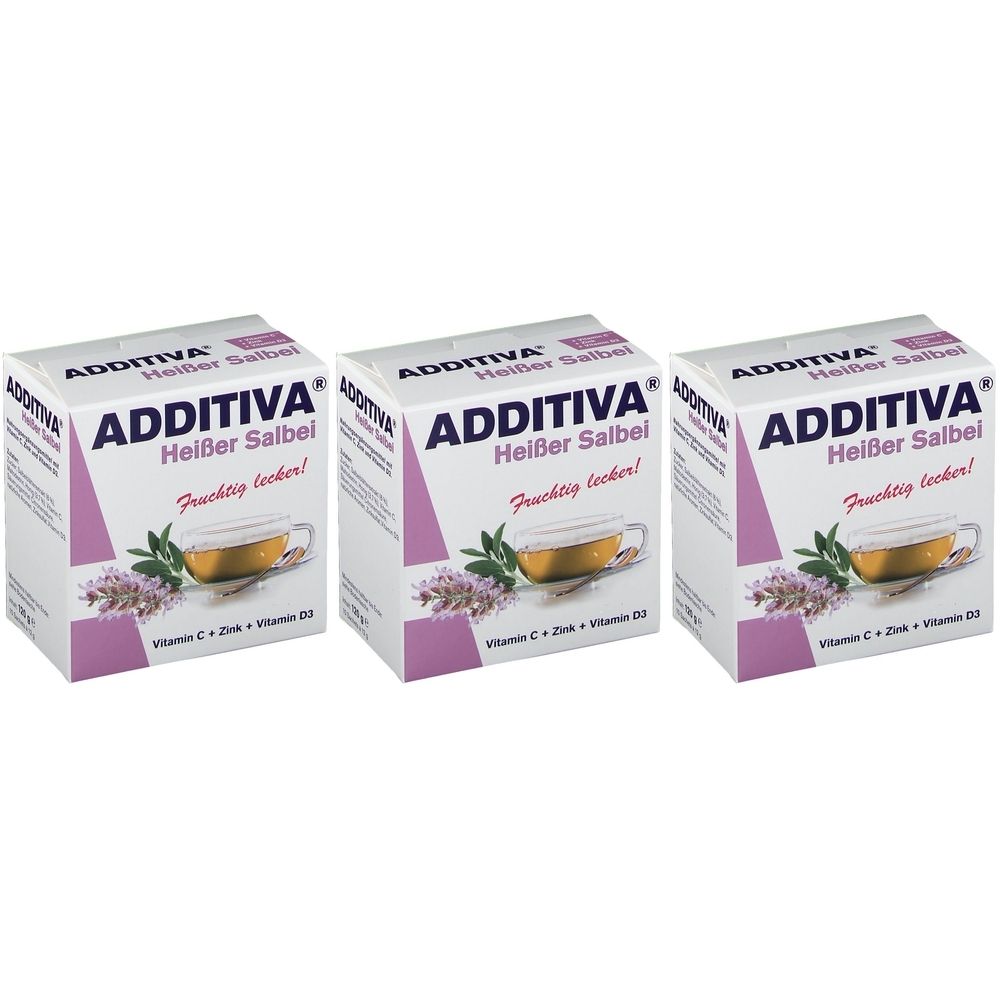 Additiva heißer Salbei Pulver 3x 3x120 g