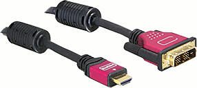 DeLOCK Verlängerungskabel HDMI zu DVI 3m 84343