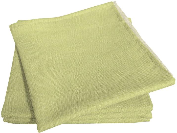 Stoffserviette ADAM Uni Light Collection Gr. 1, grün (hellgrün), B:30cm L:30cm, Obermaterial: 73% Leinen, 27% Baumwolle, Servietten, Stoffserviette