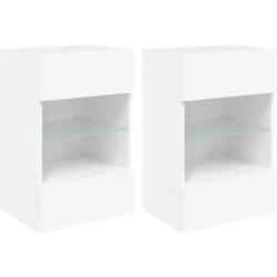 Helloshop26 - Multimedia-Wand-TV-Möbel TV-Regal Sideboard TV-Schrank für Esszimmer Wohnzimmer Schlafzimmer mit LED-Beleuchtung 02_0029101