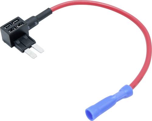 TRU COMPONENTS Flachsicherungsadapter Flachsicherung Mikro Pole LP 15A 1St.