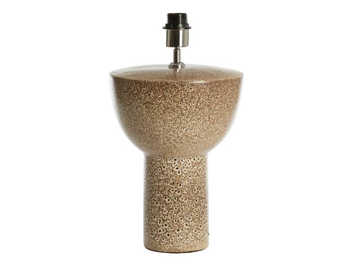 Light & Living Lampvoet Yasur Keramiek, 35cm - Crème (excl. kap) - Rond