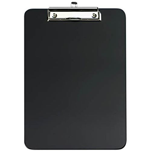 WEDO Klemmbrett, DIN A4, aus ABS-Kunststoff, schwarz