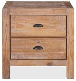 Grain Wood Furniture Montauk Solid Wood 2-drawer Nightstand