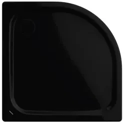 Kaldewei Zirkon Duschwanne 457000013701 100x80x3,5cm, Perl-Effekt, schwarz