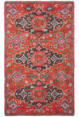 SAFAVIEH Handmade Heritage Leia Traditional Oriental Wool Rug