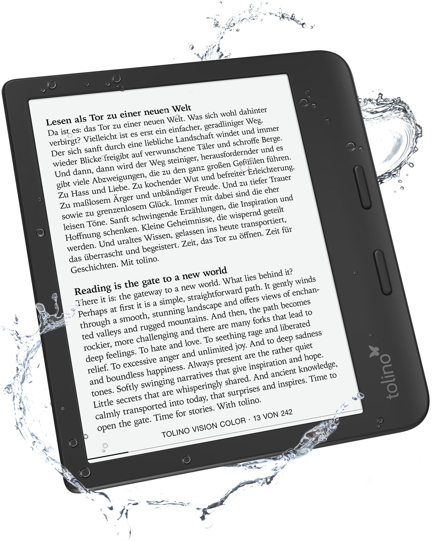 TOLINO E-Book "Tolino vision color", schwarz, 32 GB, Tablets_EBookReader, E-Book schwarz 32 GB
