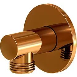 Steinberg Serie 100 Brauseanschlussbogen, G 1/2, rund, 1001660RG, Farbe: Rose Gold
