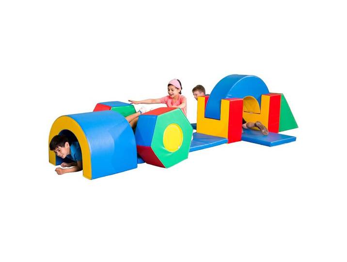 Sport-Thieme Schaumstoffbausteine-Set Spieleland Spielbausteine, Zum Bauen, Turnen und Spielen