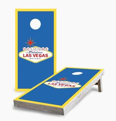 Skip's Garage Las Vegas Rectangle Regulation 2x4 Cornhole Game Set
